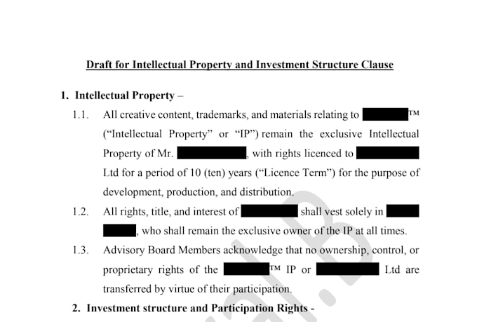 be the ip lawyer for your contracts